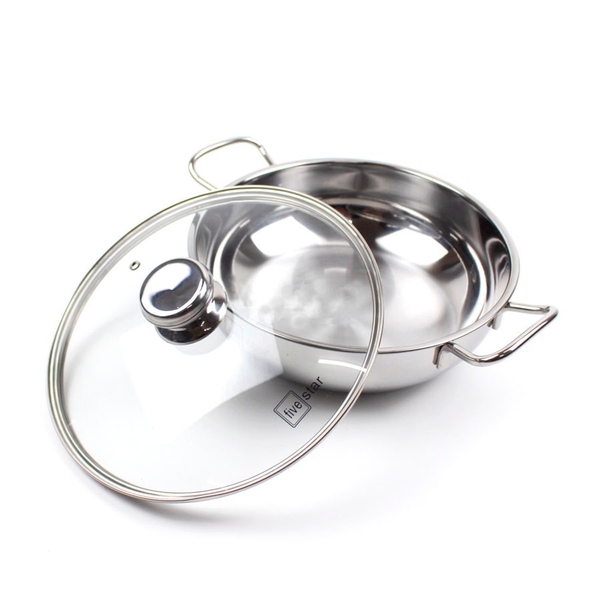 Nồi Lẩu đa năng Fivestar nắp kinh 28cm FSCL28IN001