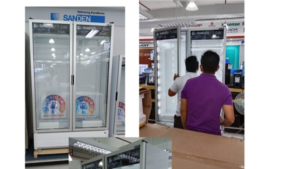 Tủ mát Sanden SPB-1000 Inverter 930 lít