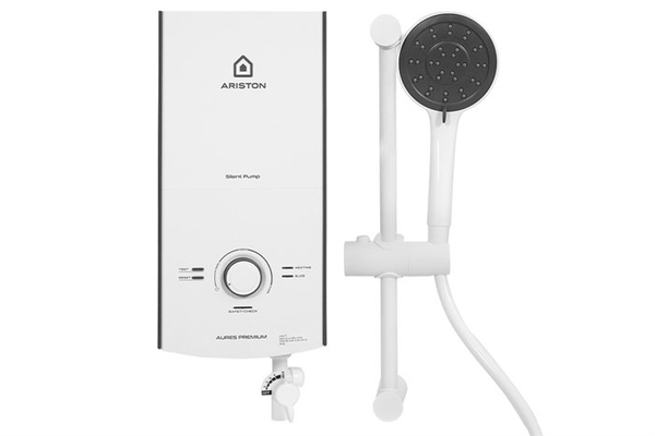 Bình nóng lạnh trực tiếp Ariston 4500W AURES PREMIUM 4.5P PEARL