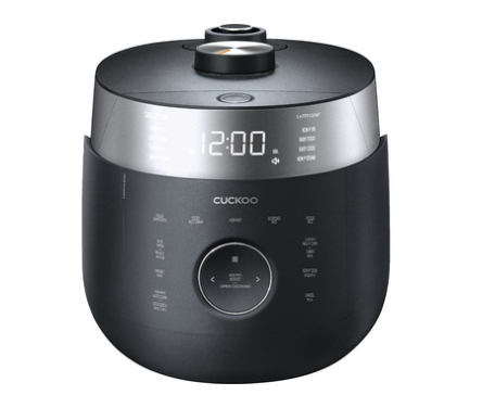 Nồi cơm điện cao tần áp suất kép Cuckoo CRP-LHTR1009F/BKSIV 1.8 lít màu đen