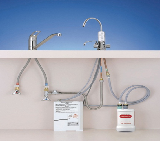 Máy lọc nước điện giải ion kiềm Cleansui EU301 âm tủ