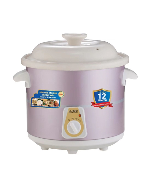 Nồi hầm nấu chậm LUGIO LG-KC25 dung tích 2.5L