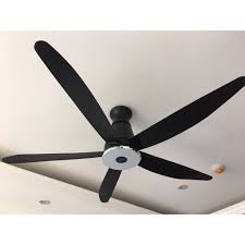 Quạt trần Panasonic 5 cánh F-60XDN 37W động cơ DC màu đen