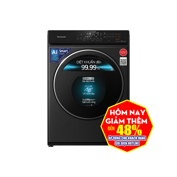 Máy giặt Panasonic NA-S956FR1BV Inverter 9.5 kg tích hợp sấy 6 kg