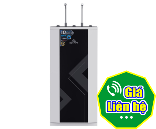 Máy lọc nước RO Hòa Phát HPN638 10 cấp lọc nguội lạnh block 2 vòi