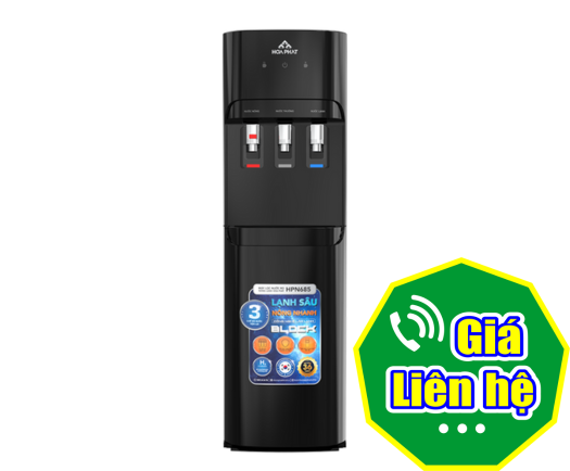 Máy lọc nước RO Hòa Phát HPN685 10 cấp lọc nóng nguội lạnh block 3 vòi
