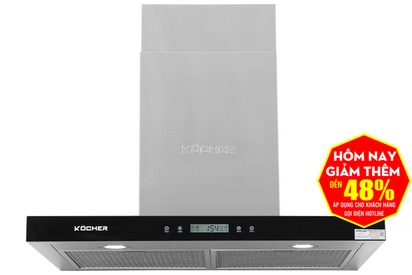 Máy hút mùi Kocher chữ T kích thước 70cm K-225C70