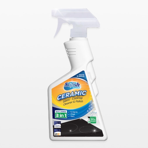 Chai xịt tẩy rửa mặt kính bếp từ Sofish Ceramic 3 in 1 SOFISHCERAMIC