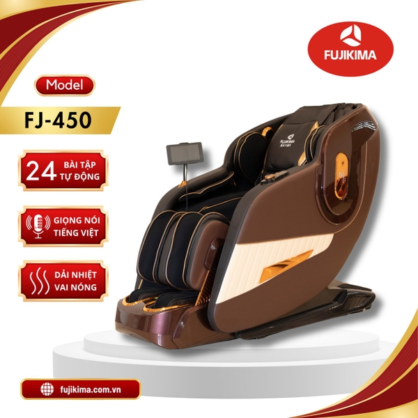 Ghế massage Fujikima FJ-450 đk giọng nói,tiếng Việt