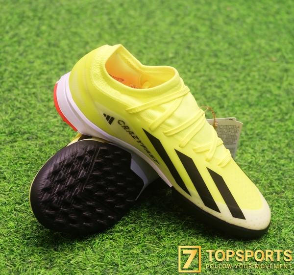 Adidas X Crazyfast League TF Kids - Solar Yellow/Core Black/Cloud White ...