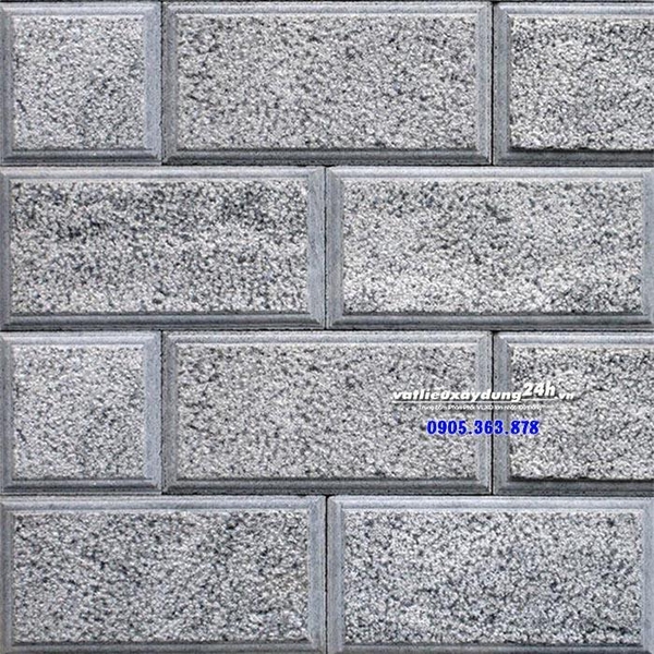 Đá băm đen soi cạnh 10x20 cm