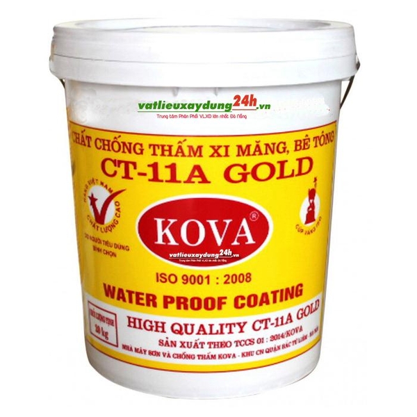 Sơn chống thấm Kova CT-11A Gold: Sơn chống thấm Kova CT-11A Gold là giải pháp hoàn hảo để ngăn chặn sự thoát nước và rò rỉ. Với chất lượng vượt trội và khả năng chống thấm vượt trội, sản phẩm này là sự lựa chọn hoàn hảo để bảo vệ tốt cho công trình xây dựng của bạn. Hãy nhấn vào hình ảnh để tìm hiểu thêm về sản phẩm này.