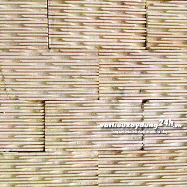 Đá răng lược vàng 10x20 cm