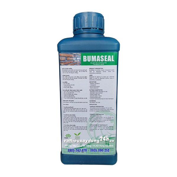 Chất chống thấm gạch ngói đá Bumaseal