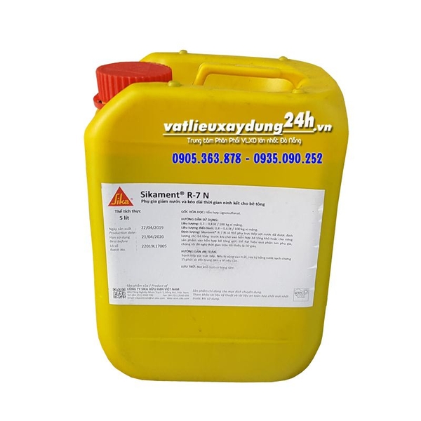 Phụ gia hóa dẻo bê tông Sikament R-7N