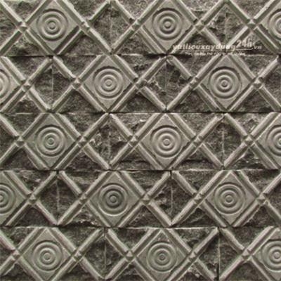 Đá xoáy hoa đen 10x20 cm