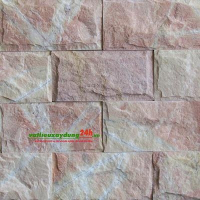 Đá bóc vàng hồng 10x20 cm
