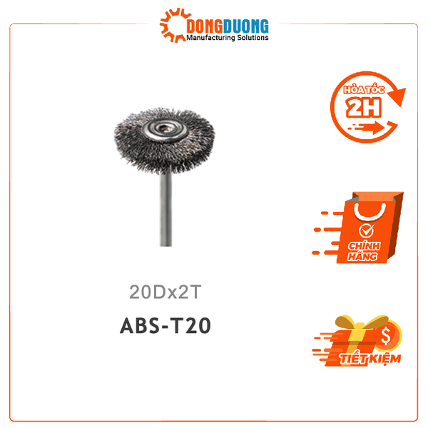 Chổi đánh bóng sợi inox ABS-T20