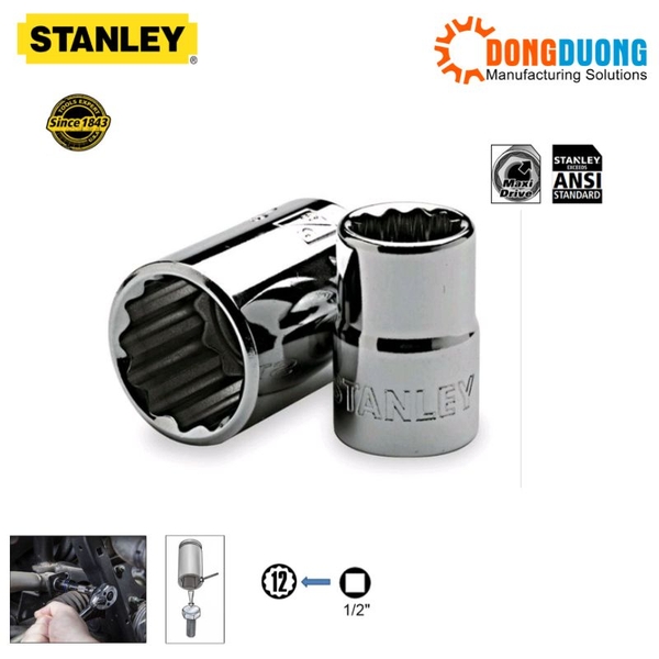 Đầu tuýp 12 cạnh 1/2