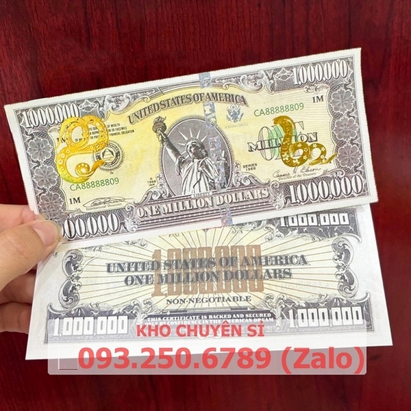 Tiền con rắn 1 triệu USD
