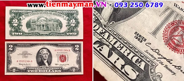 tiền 2 đô 1963 mộc đỏ giá rẻ tốt nhất