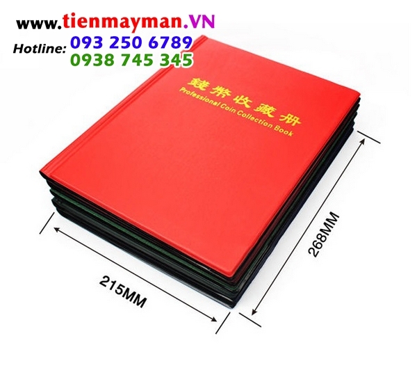 quyển album bảo quản tiền xu