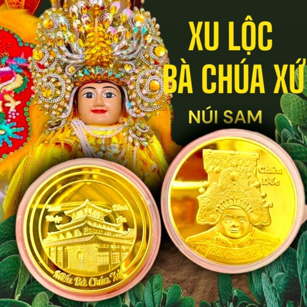 Đồng Xu Lộc Bà Chúa Xứ Châu Đốc