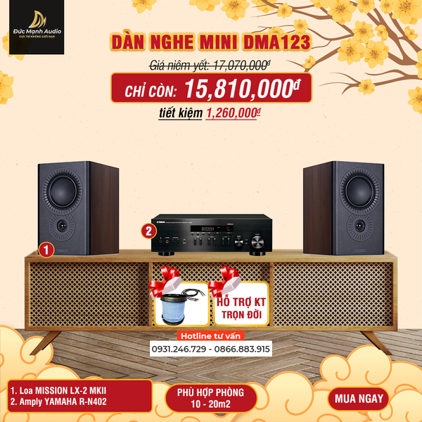 Dàn nghe nhạc mini DMA123