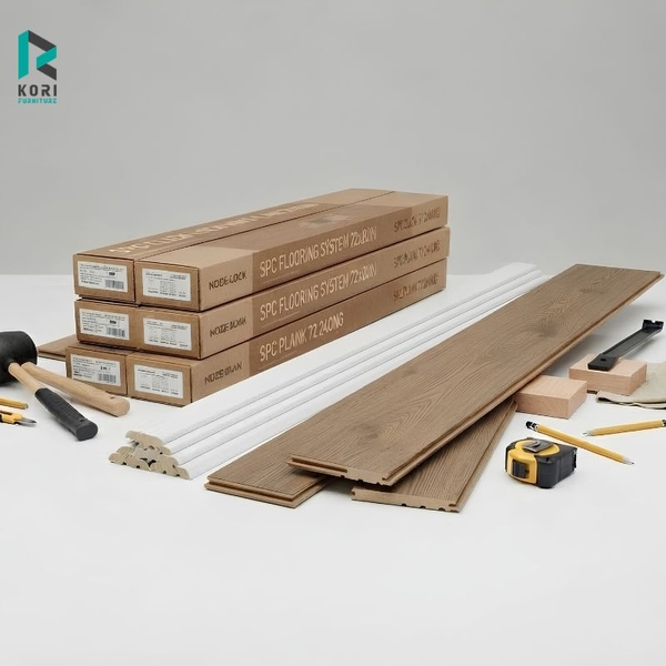 Sàn nhựa hèm khóa cùng phào nẹp và phụ kiện thi công