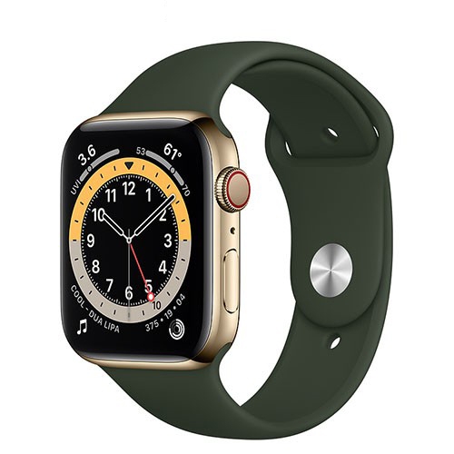 Apple Watch Series 6 44mm Thép Dây Cao Su - New Fullbox