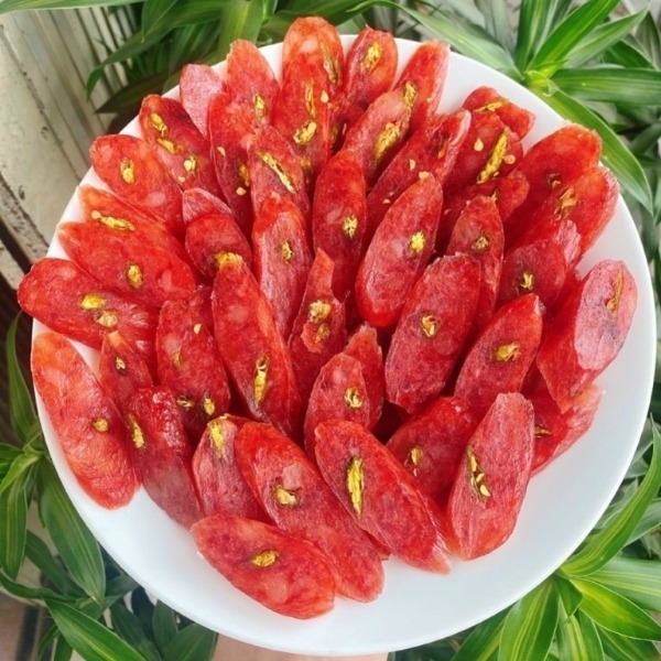 Lạp xưởng tôm ớt sim 500gr - Takifood | TAKIFOOD