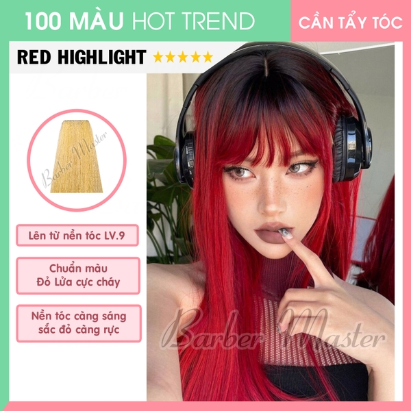 NGUỒN SỈ MÀU NHUỘM ĐỎ LỬA ĐẸP CHUẨN MÀU GIÁ TỐT