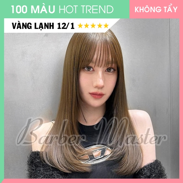NGUỒN SỈ THUỐC NHUỘM TÓC NAM NỮ MÀU VÀNG LẠNH CHUẨN, AN TOÀN, GIÁ TỐT