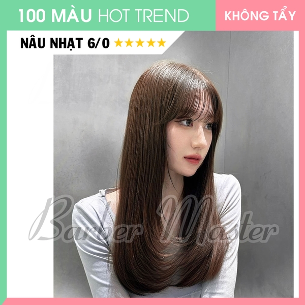 Kho sỉ thuốc nhuộm màu thịnh hành nâu nhạt chất lượng, giá tốt nhất TPHCM
