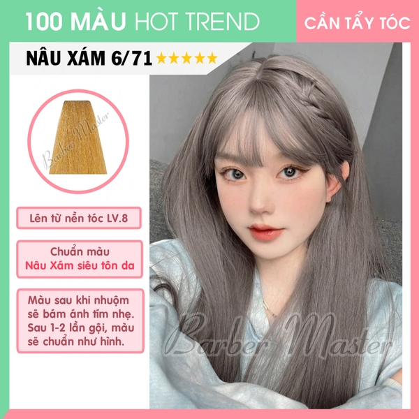 Bật mí nơi chuyên bỏ sỉ màu nhuộm nâu xám cho các salon, barbershop