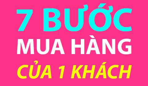 7 BƯỚC MUA HÀNG CỦA 1 VỊ KHÁCH