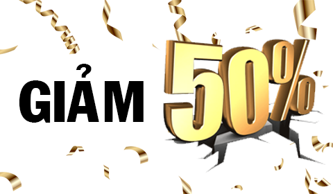 Giảm giá 50%