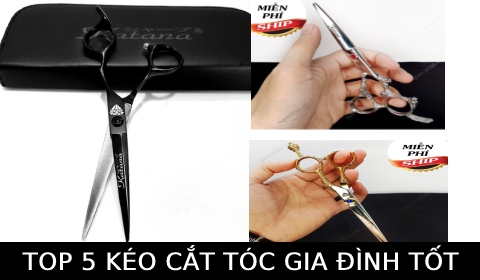 Top 5 Kéo cắt tóc cho trẻ em an toàn tại nhà được nhiều gia đình tin dùng