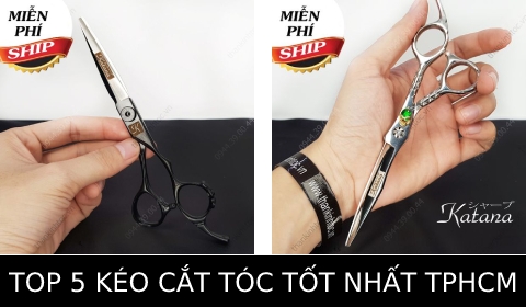Top 5 kéo cắt tóc nam nữ chuyên nghiệp chính hãng an toàn cho gia đình tốt nhất TPHCM