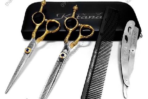 Bộ kéo cắt tỉa chuyên nghiệp tốt nhất Katana M20 - Chính hãng 6.0 (Quà tặng)