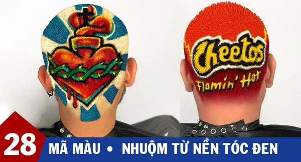 Nhuộm từ nền tóc đen - Tóc vẫn lên chuẩn màu