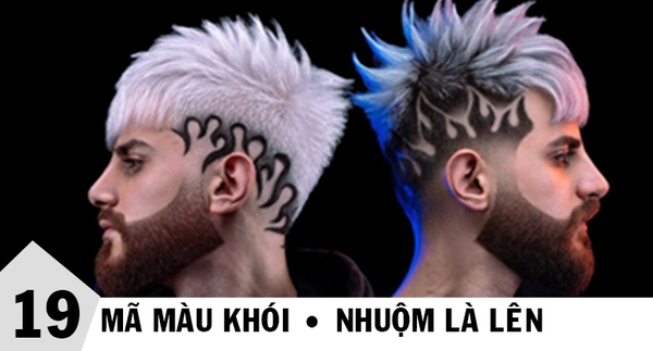 Thuốc nhuộm tóc màu Khói Xám l Giá rẻ cho Barber shop tóc nam l Hair salon tóc nữ