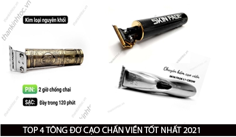 Top 4 loại tông đơ bấm cạo chấn viền tóc râu sắc nét chính hãng chất lượng đáng mua nhất năm 2021
