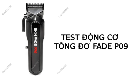 Test động cơ Tông đơ pin cắt tóc lưỡi kép P09