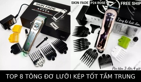 TOP 8 tông đơ lưỡi kép độc lạ giá cả phải chăng dung cắt tóc chuyên nghiệp cao cấp chính hãng tốt nhất Tiền Giang
