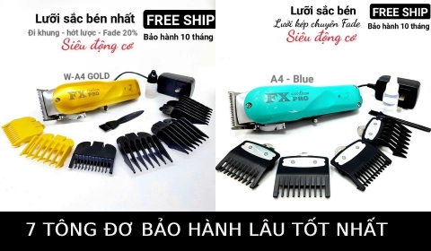 Top 7 tông đơ pin cắt tóc chuyên nghiệp chính hãng bảo hành lâu tốt nhất Trà Vinh