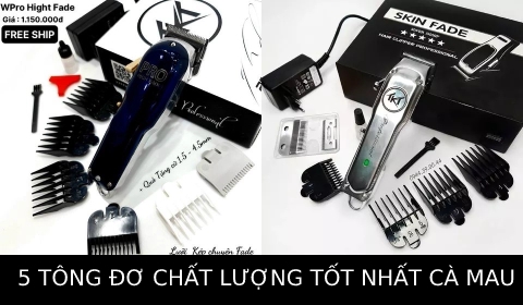 TOP 5 Tông đơ pin cắt tóc chuyên nghiệp chính hãng chất lượng giá rẻ tốt nhất Cà Mau