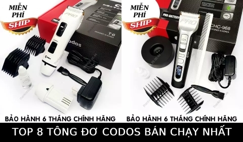 Điểm danh 8 loại tông đơ Codos cắt tóc chuyên nghiệp chính hãng bán chạy nhất TPHCM