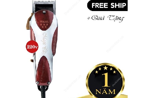 Tông đơ điện cắt tóc có dây chính hãng USA 2019 Wahl Magic Clip 220v Lưỡi đơn - Chuyên kê lược - Phiên bản quốc tế 220v