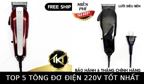 [REVIEW] TOP 5 tông đơ điện 220V chuyên nghiệp chính hãng tốt nhất hiện nay